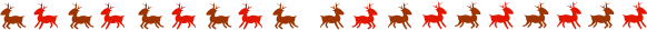 Dividers - Set 14 reindeers